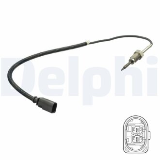 VW Датчик температури ВГ Т5 Delphi TS30172