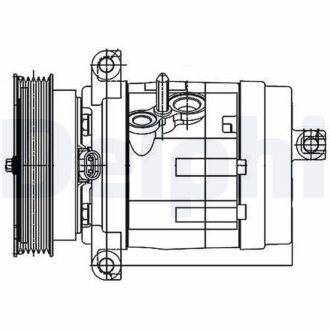 Компресор кондиціонера Delphi TSP0155984