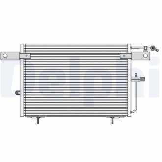 VW радіатор кондиціонера Audi 100 92-,A6 94- Delphi TSP0225083