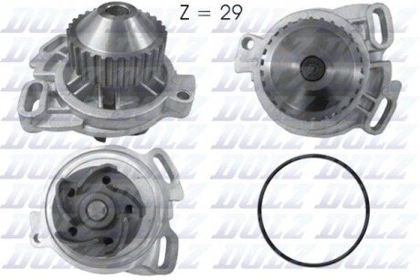 Насос системи охолодження DOLZ A158