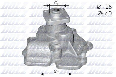 Насос системи охолодження DOLZ F114