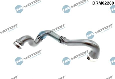 Повітряний патрубок турбонагнітача пластиковий без фітингів DR.MOTOR DRM02280