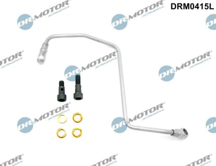 Трубка турбокомпрессора ДВЗ (чорний метал) DR.MOTOR DRM0415L