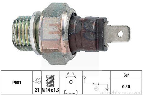 FIAT датчик тиску мастила Alfa Romeo 33 1.2/1.7 83-95 EPS 1.800.005