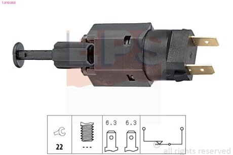 OPEL вмикач STOP-сигналів Astra,Kadett,VectraA,Front EPS 1.810.050