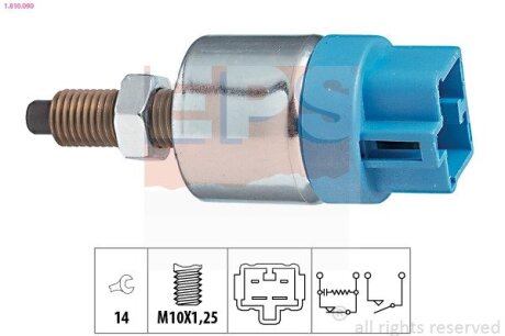 TOYOTA вимикач STOP-сигналів Avensis,Camry,Corolla,Hiace,Land Cruiser,Rav 4 II,Lexus EPS 1.810.090