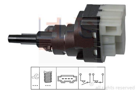 VW вмикач STOP-сигналу Golf V, Passat -05, Touareg 02-,Audi 0A4/A6/Q7,Seat,Skoda EPS 1.810.229