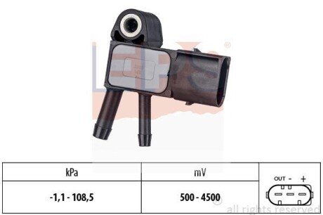 DB датчик тиску вихлопних газів W164 EPS 1.993.269