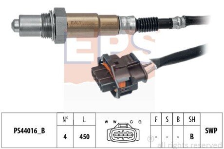 OPEL лямбда-зонд (4 конт.) Corsa C 1,0 SAAB 9-3 1,8i EPS 1.998.384