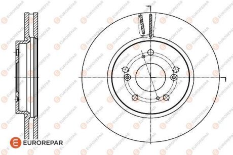 8708309198 ДИСК ГАЛЬМ?ВНИЙ EUROREPAR 1622807580
