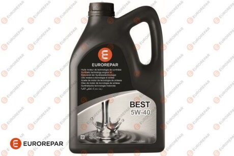 Моторна олива BEST 5W-40, 5л EUROREPAR 1635764180