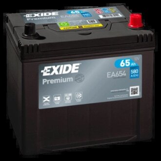 Стартерна батарея (акумулятор) EXIDE EA654