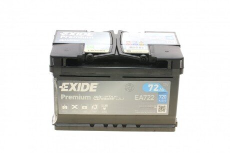 Стартерна батарея (акумулятор) EXIDE EA722