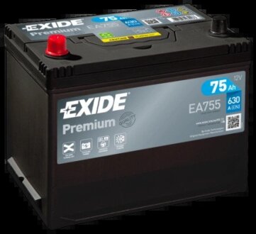 Акумулятор EXIDE EA755