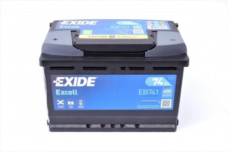 Стартерна батарея (акумулятор) EXIDE EB741