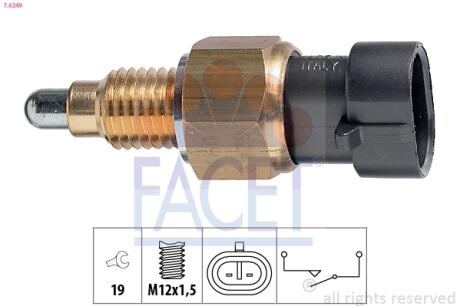 Перемикач заднього ходу автомобіля FACET 7.6249
