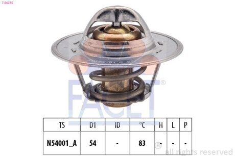 Термостат FACET 7.8678S (фото 1)