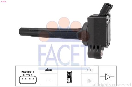 Котушка системи запалювання FACET 9.6545