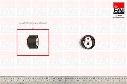 FORD ролик натяж.Transit 2,5TD/TDI/DI -00 FAI T9317