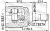 Шрус внутрішній правий 32x40x27 FEBEST 0311CRVMTRH (фото 2)