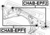 Сайлентблок підрамника комплект FEBEST CHABEPF2 (фото 2)