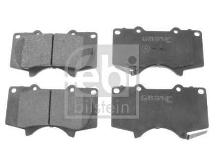 FEBI TOYOTA гальмівні колодки передн.Land Cruiser 02-,Fortuner,Mitsubishi Pajero IV 07- FEBI BILSTEIN 16726 (фото 1)