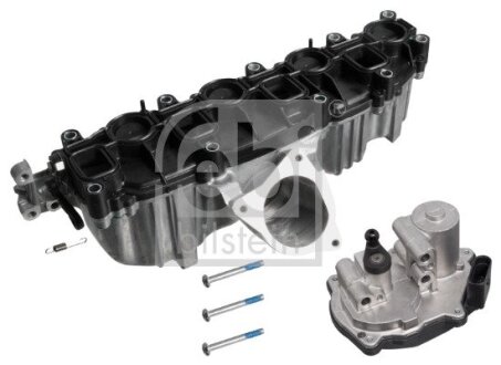 FEBI VW колектор впускний з патрубком дрос. заслонки AUDI, SKODA, 2.0TDI 03- FEBI BILSTEIN 176636