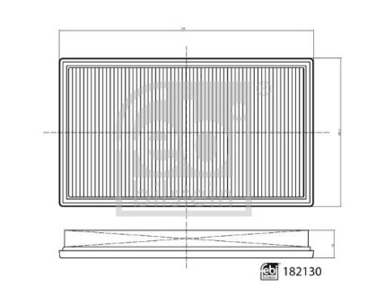 Повітряний фільтр FEBI BILSTEIN 182130