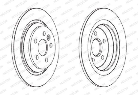 Диск гальмівний FERODO DDF1720C