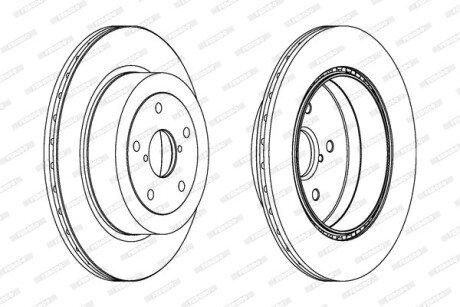 Гальмівний диск FERODO DDF175