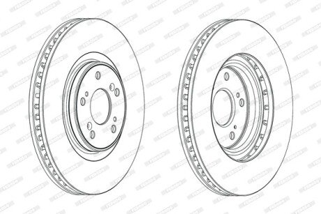 Гальмівний диск FERODO DDF1777C-1