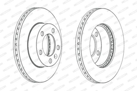 Диск гальмівний FERODO DDF1974C-1 (фото 1)