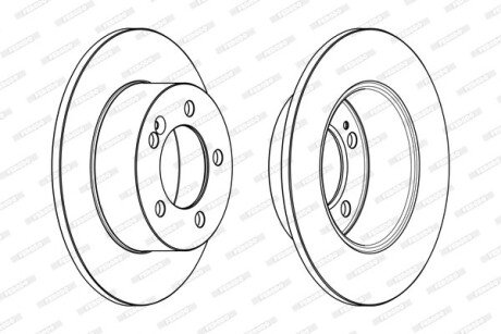 Гальмівний диск FERODO DDF1976C