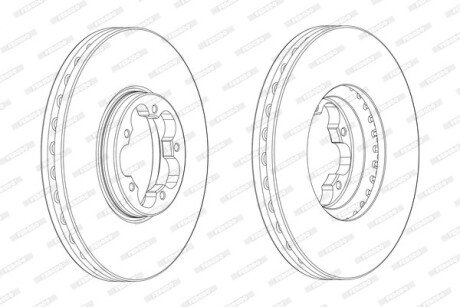 Гальмівний диск FERODO DDF2470-1