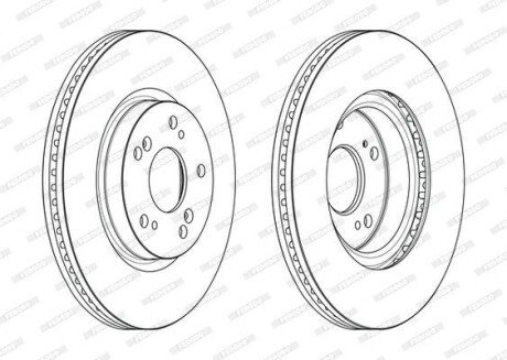 Диск гальмівний FERODO DDF2473C