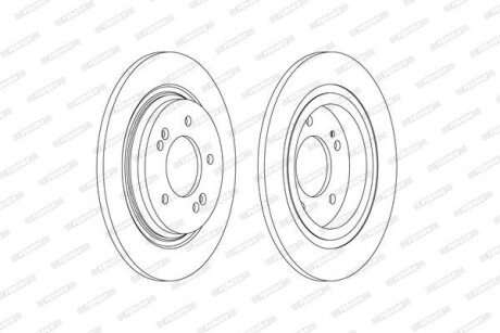 Гальмівний диск FERODO DDF2604C