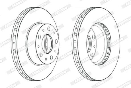Диск гальмівний FERODO DDF2659