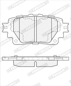 Тормозные колодки FERODO FDB5470