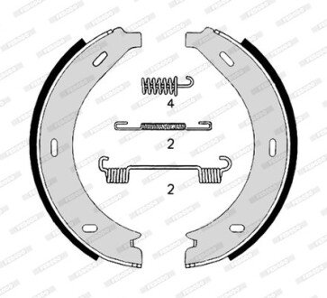 Колодки гальмівні барабанні FERODO FSB4306