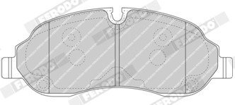 Комплект гальмівних колодок з 4 шт. дисків FERODO FVR4661