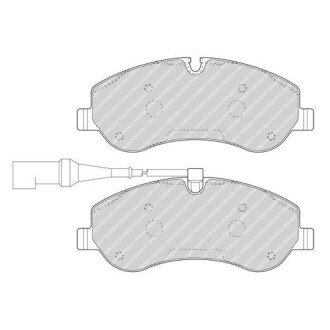Комплект гальмівних колодок з 4 шт. дисків FERODO FVR4909