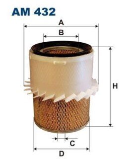 Фільтр повітряний FILTRON AM432