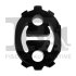 FISCHER CITROEN кріплення глушника EPDM C4 2.0 04-, PEUGEOT 307 2.0 00- Fischer Automotive One (FA1) 213-752 (фото 1)