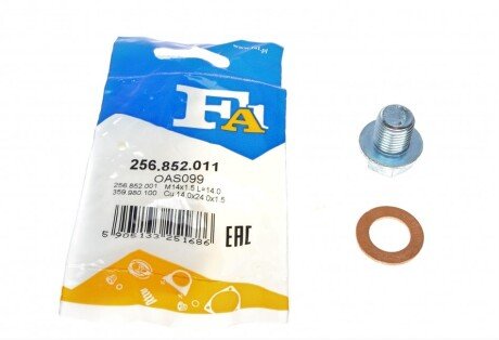 Пробка піддону автомобіля Fischer Automotive One (FA1) 256.852.011