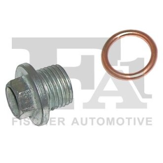 FISCHER К-т пробка піддону (злив мастила) M16*1,5 L=12 mm OAS 088 +шайба 968.330 RENAULT Fischer Automotive One (FA1) 727.120.011