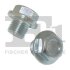 FISCHER Пробка поддона (злив масла) M14X1,5 L=10mm OAS 003 HONDA PEUGEOT 732.122.001