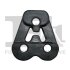 FISCHER MITSUBISHI кріплення глушника Colt 04- (мат. EPDM) Fischer Automotive One (FA1) 743-724 (фото 1)