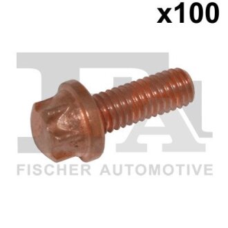 Болт з головкою системи TORX з чорного металу Fischer Automotive One (FA1) 982-T06-716.100