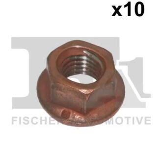 FISCHER Гайка M8 SW12 (OE - 173240,2064172,4805224,5850770,12855208) (з мідним покриттям) Fischer Automotive One (FA1) 988-0804.10