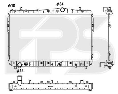Радіатор охолодження FPS FP 17 A782